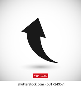 arrow icons, vector best flat icon, EPS