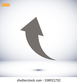 arrow icons, vector best flat icon, EPS