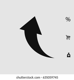 arrow icons, vector best flat icon, EPS