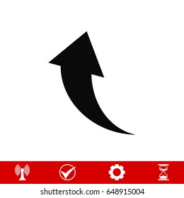 arrow icons, vector best flat icon, EPS