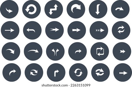 arrow icons vector design motion sketch