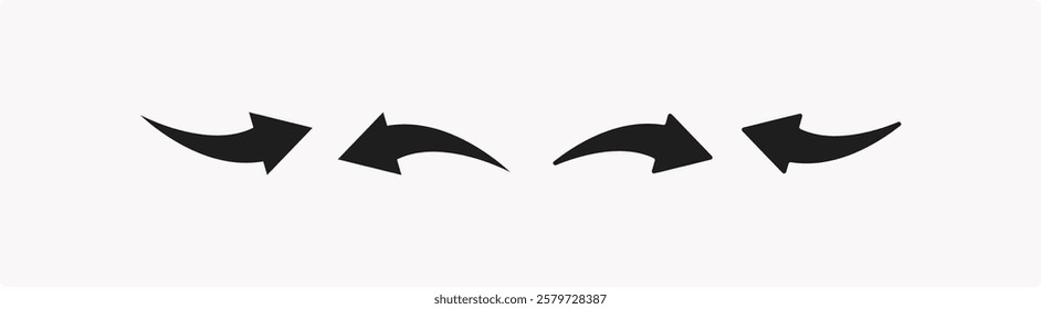 Arrow Icons, Arrow icons - Vector EPS 10 Illustration 