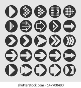 Arrow icons for web