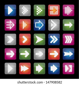 Arrow icons for web