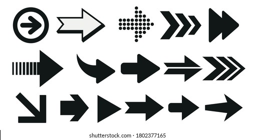 Arrow icon,set of arrows.  Arrow vector icon. Arrow. Arrows vector collection