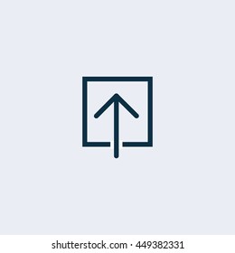 Up arrow Icon,Up arrow Icon,Download icon, Upload button, Load symbol,