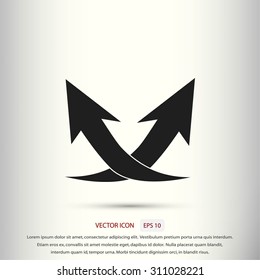 arrow icon,vector 