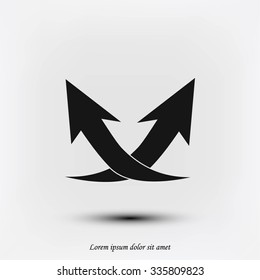 arrow icon,vector 