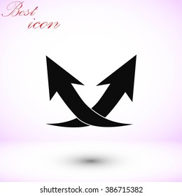 arrow icon,vector 