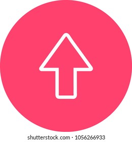 Arrow icon,vector. Flat design.