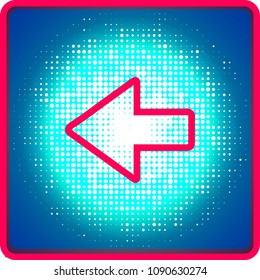 Arrow icon,vector. Flat design.