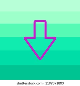 Arrow icon,vector. Flat design.