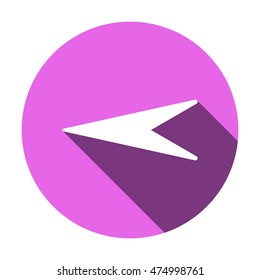  Arrow   icon,vector. Flat design.