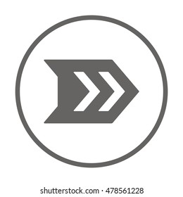  Arrow  icon,vector. Flat design. 
