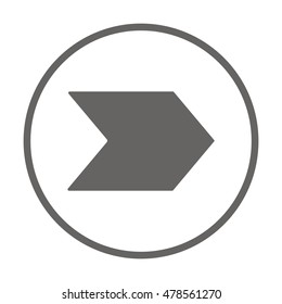  Arrow  icon,vector. Flat design. 