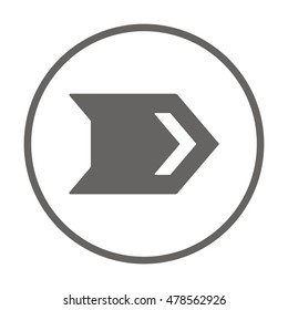  Arrow  icon,vector. Flat design. 
