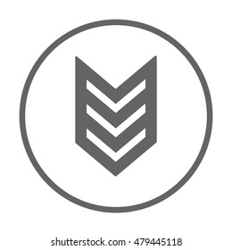  Arrow  icon,vector. Flat design.