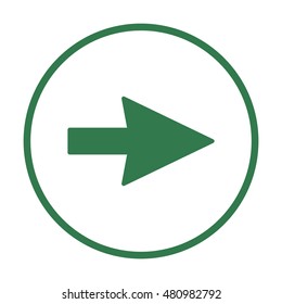  Arrow   icon,vector. Flat design.