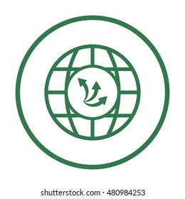  Arrow   icon,vector. Flat design.
