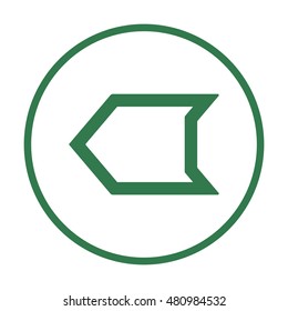  Arrow  icon,vector. Flat design. 