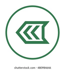  Arrow  icon,vector. Flat design. 