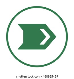  Arrow  icon,vector. Flat design. 