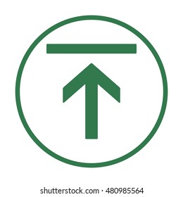  Arrow  icon,vector. Flat design. 