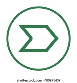  Arrow  icon,vector. Flat design.