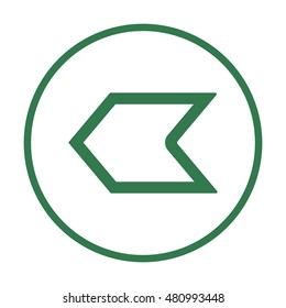  Arrow  icon,vector. Flat design.