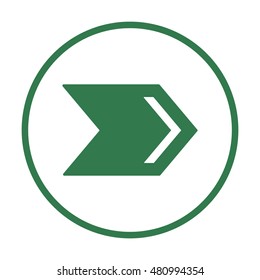  Arrow  icon,vector. Flat design.
