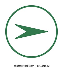  Arrow   icon,vector. Flat design.