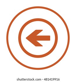  Arrow   icon,vector. Flat design.