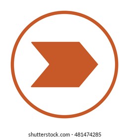  Arrow  icon,vector. Flat design. 