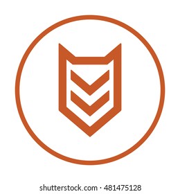  Arrow  icon,vector. Flat design. 