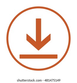  Arrow  icon,vector. Flat design. 