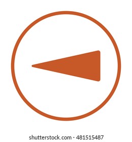  Arrow   icon,vector. Flat design.
