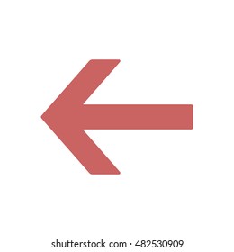  Arrow  icon,vector. Flat design. 