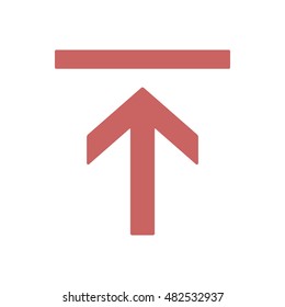  Arrow  icon,vector. Flat design. 