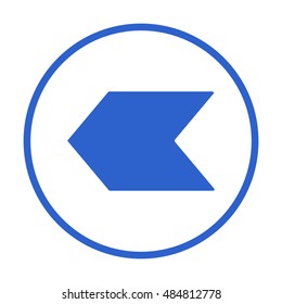  Arrow  icon,vector. Flat design. 