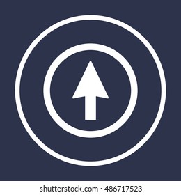  Arrow   icon,vector. Flat design.