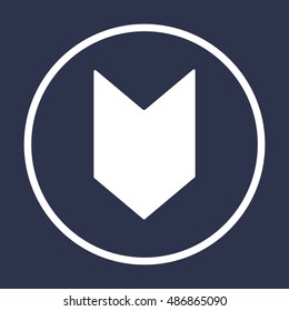  Arrow  icon,vector. Flat design. 
