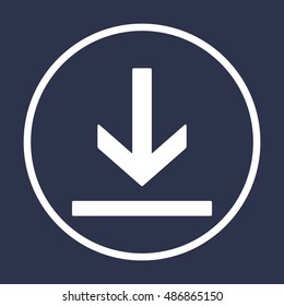  Arrow  icon,vector. Flat design. 