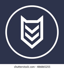  Arrow  icon,vector. Flat design. 