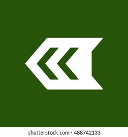 Arrow  icon,vector. Flat design. 