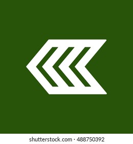  Arrow  icon,vector. Flat design.