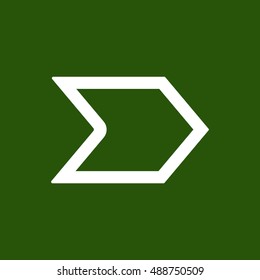  Arrow  icon,vector. Flat design.