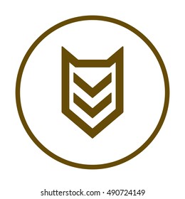  Arrow  icon,vector. Flat design. 