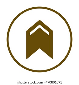  Arrow  icon,vector. Flat design.