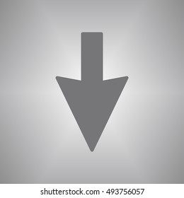  Arrow   icon,vector. Flat design.
