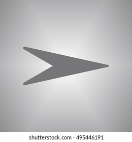  Arrow   icon,vector. Flat design.